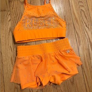Rebel Kids Orange Cheer Set